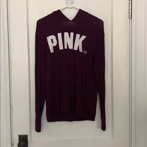 maroon long sleeve